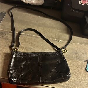 HOBO‎ black leather multiway shoulder bag